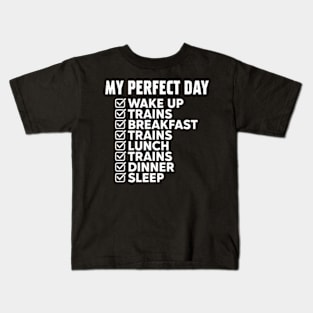 My Perfect Day Video Games Funny Cool Gamer Kids T-Shirt